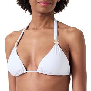 Pinko ABBONDANZA Bikinitop Tecno Jersey met ring vogel, Z04_witte bril., L