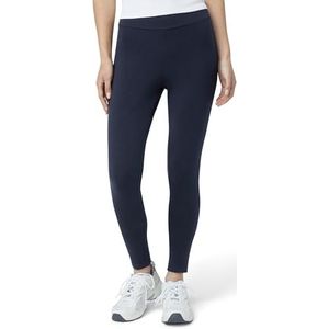 HUE Dames brede tailleband verduisterende katoenen legging, geassorteerd, marineblauw, XL