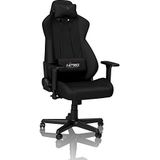 Nitro Concepts S300 Gaming Stoel - Bureaustoel - Stoffen Bekleding - 135 kg - Stealth Black