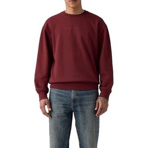 LEVI'S - Relaxed Graphic Crewneck Sweatshirt - Bordeaux - Sweatshirt