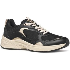 Geox - Zarvia A - Sneakers - Zwart - Dames