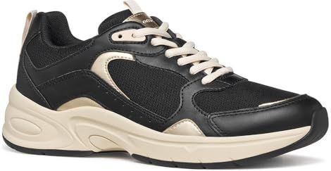 Geox - Zarvia A - Sneakers - Zwart - Dames
