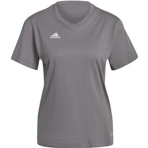 adidas Dames Entrada 22 Tee, Team Grey Four, XS