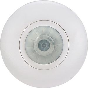 Luceco LGIP20CSW-01 infrarood melder dag en nacht plafondlamp IP20, 800 W, 240 V, wit, 80 (diameter) x 42 mm (H)
