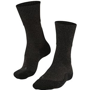 FALKE TK1 Adventure Wool Wandelen anti blaren, anti zweet merino wol sportsokken dames grijs