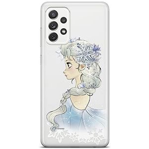 ERT GROUP mobiel telefoonhoesje voor Samsung A52 5G / A52 LTE 4G / A52S 5G origineel en officieel erkend Disney patroon Elsa 010 aangepast aan de vorm van de mobiele telefoon, gedeeltelijk bedrukt