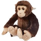 WWF 15191052 WWF00352 pluche chimpansee, realistisch vormgegeven pluche dier, ca. 30 cm groot en heerlijk zacht