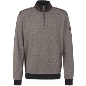 bugatti Sweatshirt voor heren, bruin, S