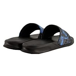 Reef One Slide Schuifsandalen voor heren, Zwart faded palm, 40 EU