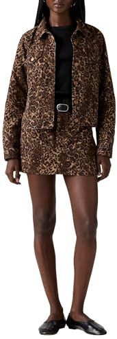 Levi's - Original Trucker Jacket - Casual - Bruin - Katoen - Dierenprint