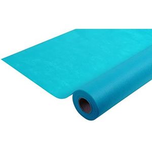 Pronappe tafelkleed R781028I wegwerp tafelkleed van spunbond-vlies, lengte 10 m breedte 1,20 m (per rol), kleur turquoiseblauw, scheurvast, waterafstotend en afwasbaar materiaal
