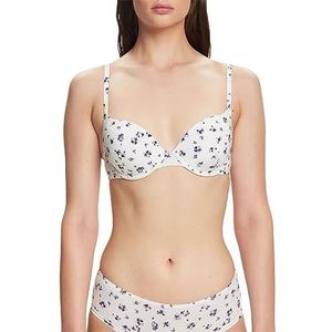 ESPRIT Gewatteerde beugelbeha van microvezel, Off White 3, 75C