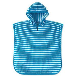 Schiesser Aqua Bade poncho badjas voor meisjes, blauw (800), 104 cm