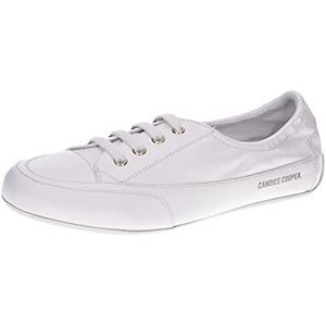 Candice Cooper Rock 4 sneakers van leer en gepofte leer, wit ecru, 34 EU