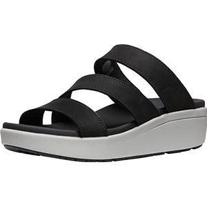 KEEN Ellecity Slide sandaal voor dames, Zwart motregen, 40.5 EU