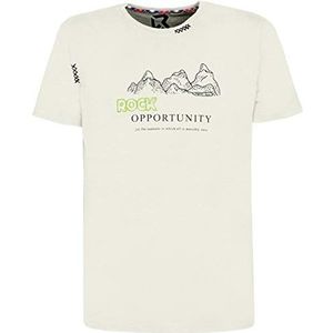 ROCK EXPERIENCE ELETTROSHOCK SS T-shirt, Moroccan Blue Melange, M Heren, Moroccan Blue Melange, XXL