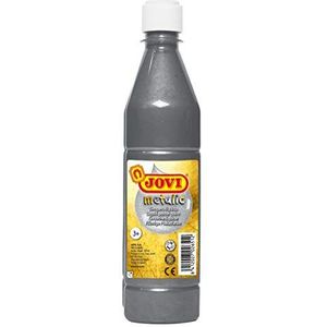 JOVI 936047 vloeibare tempera, leermaterialen, 500 ml, zilver