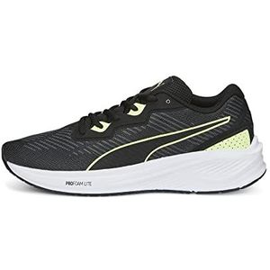 PUMA Aviator Profoam Sky Road Hardloopschoenen voor heren, Puma Zwart Snel Geel, 39 EU