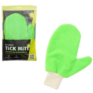 TickMitt tekenhandschoen (Moeiteloze tekenverwijderaar voor mens & dier, Perfect voor het verwijderen van teken zonder chemicaliën, Alternatief voor tekenpincet & tekenhalsband voor honden)