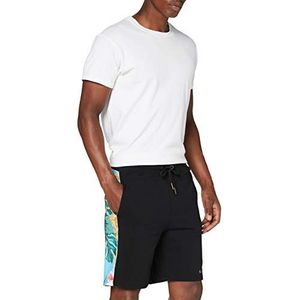 Gianni Kavanagh Black Tropical Baroque Shorts voor heren