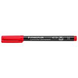 STAEDTLER 317-2 Lumocolor Permanente Pen, Medium Lijnbreedte, 1.0mm - Rood (Doos van 10)