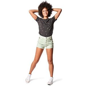 Lee Cooper High Rise Shorts, Jean, Mint, standaard voor dames, Munt, One size