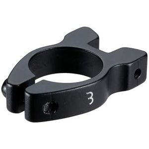 BBB Fietsen Fiets Zadelpen Clamb Enkele Bout Schroefbare Zadelpen Clamb voor Aluminium Zadelpennen Racefiets, MTB en E-Bike | Zwart 31,8 mm CarrierClamp BSP-99