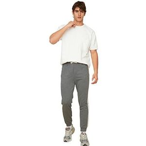 Trendyol voor mannen Sweatpants Antraciet mannelijke regular fit trainingspakken, Antraciet, S