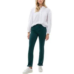 BRAX Dames Style Mary Winter Dream broek, Dark Malachite, 38W / 30L