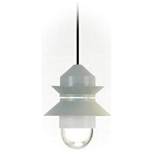 Santorini IP20 LED-hanglamp, E27, 8 W, met diffuser van mondgeblazen glas, lichtgroen, 21,2 x 21,2 x 25,8 cm (A654-050)
