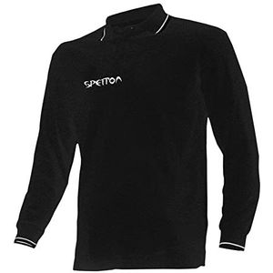 SPETTON RDP84-XL T-shirt Long Sleeve Equipment Polo, Black, X-Large