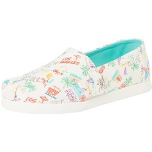 TOMS Alpargata Classic Slip-On Espadrille, Wit, 3 UK, Wit, 3 UK