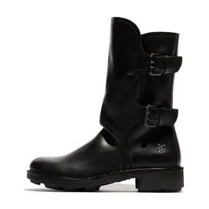 Fly London NACH177FLY Fashion dameslaarzen, zwart, maat 35, Zwart, 35 EU