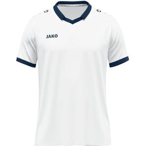 JAKO Unisex shirt Glory, korte mouwen, wit/marine, L