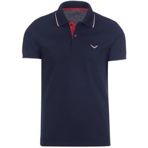 Trigema Poloshirt voor heren, slim fit, Donkerblauw, 4XL