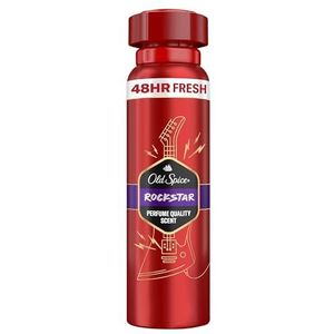 Old Spice Rockstar Deodorant Bodyspray voor mannen, 150 ml, 48 uur frisheid, langdurige geur in parfumkwaliteit, 0% aluminiumzouten