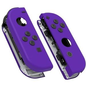 eXtremeRate Joycon Grip Cover Shell voor Nintendo Switch/Switch OLED Controller,DIY Vervangende Behuizingen Case met Knoppen Kit(Geen Joycon)-Parrs