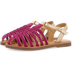 GIOSEPPO Sandalen van leer, voor meisjes, dansleven, Fuchsia, 34 EU