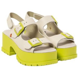 ART 1821 Manchester damessandalen, Nappa Cream Pistache, 36 EU