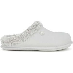 Scholl Neeva damespantoffels, lichtgrijs, 37 EU, Lichtgrijs, 37 EU