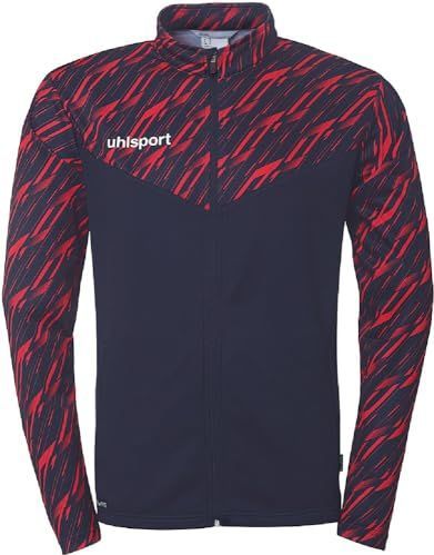 uhlsport - Progressive 28 - Herenjas - Trainingsjack - Sportjack - Sweatjack - Zonder Capuchon - Met Opstaande Kraag en Zakken met Ritssluiting