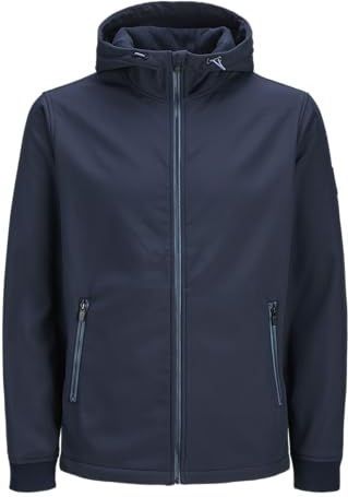 JJ REBEL - JREBWOOD - Softshell Jacket - Donkerblauw - Heren