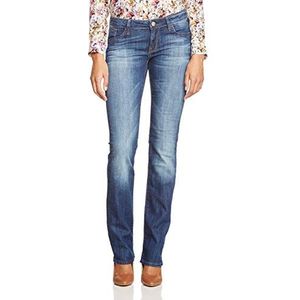 Mavi Olivia Rinse Majorca Str Straight-Cut Jeans voor dames, Denim 303, 25W / 34L