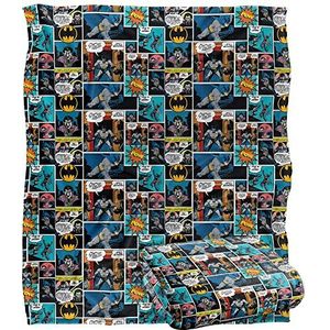 BATMAN Silky Touch Super Zachte Sprei Deken, 152 x 127 cm