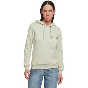 Miss Tee Dames hoodie Snakes Heart Hoody, casual hoodie met rugprint, regular fit, maten XS - 5XL, softsalvia, XL