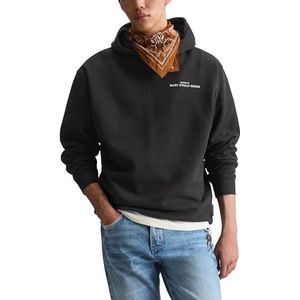 Marc O'Polo - DENIM - Sweatshirt - Zwart - Capuchon