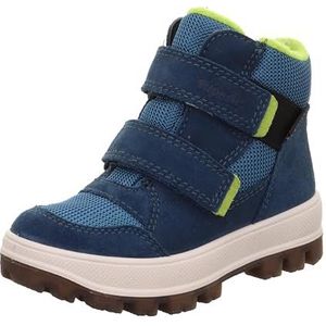 Superfit Jungen TEDD warm gefütterte Sympatex Stiefel, BLAU/HELLGRÜN 8000