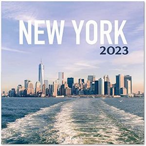 Grupo Erik CP23057 Kalender 2023 New York - Wandkalender 12 Maanden - Broschürenkalender 2023 30x30 cm - Fsc-gecertificeerde wandkalender - +Bonus 4 maanden, Wall Calenadar