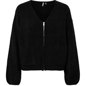 Pcjunna - Gebreid Vest - V-hals - Lange Mouwen - Boxy Fit