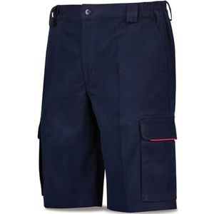 BigBuy Fashion - Korte Broek - Marineblauw - Stretch